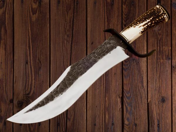 Handmade Carbon Steel Vintage Bowie Knife - Image 3